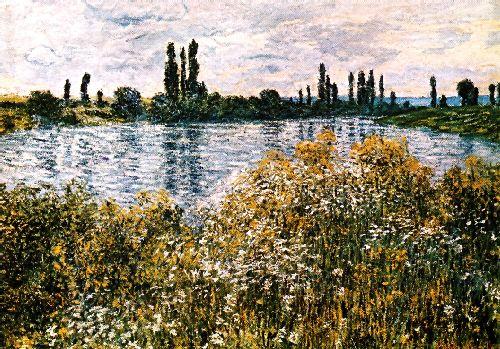 Claude Monet By the Seine near Vetheuil